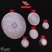 Miniature Bases - resin tabletop miniature front view