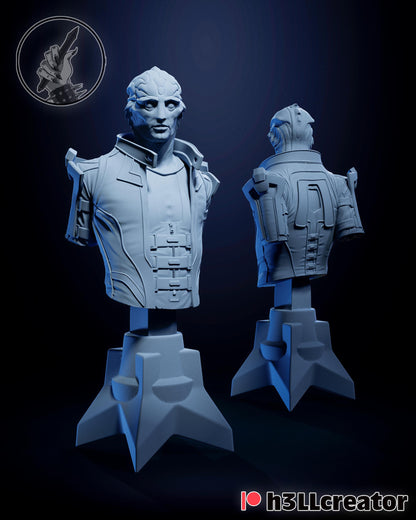 Thane Krios Bust - Mass Effect