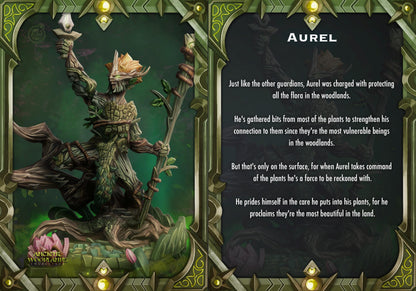 Wood Elf Druid Miniature - Alternate view 3