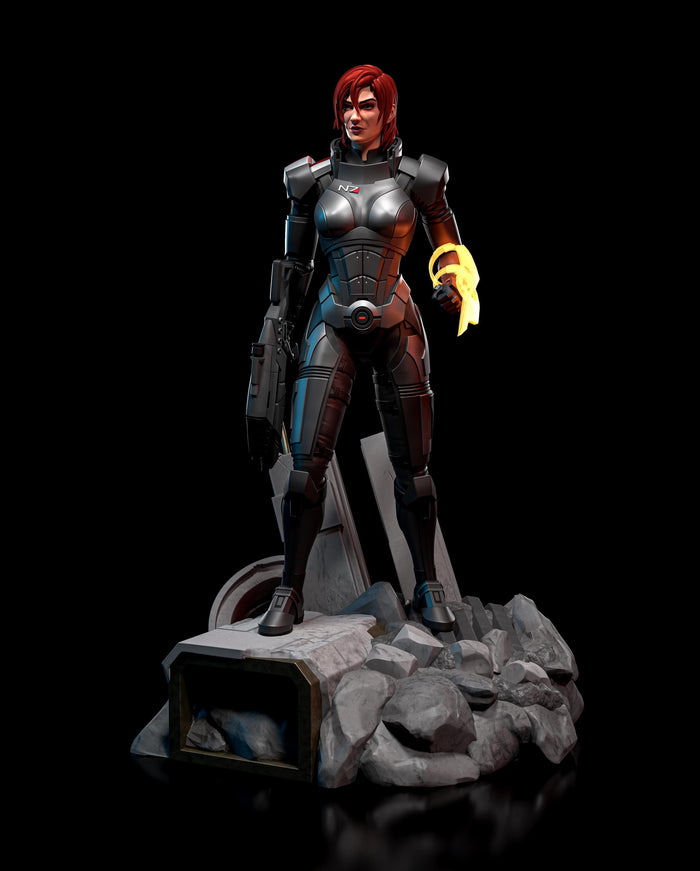 Commander Shepard Resin Figurine | Mass Effect | FAN Made