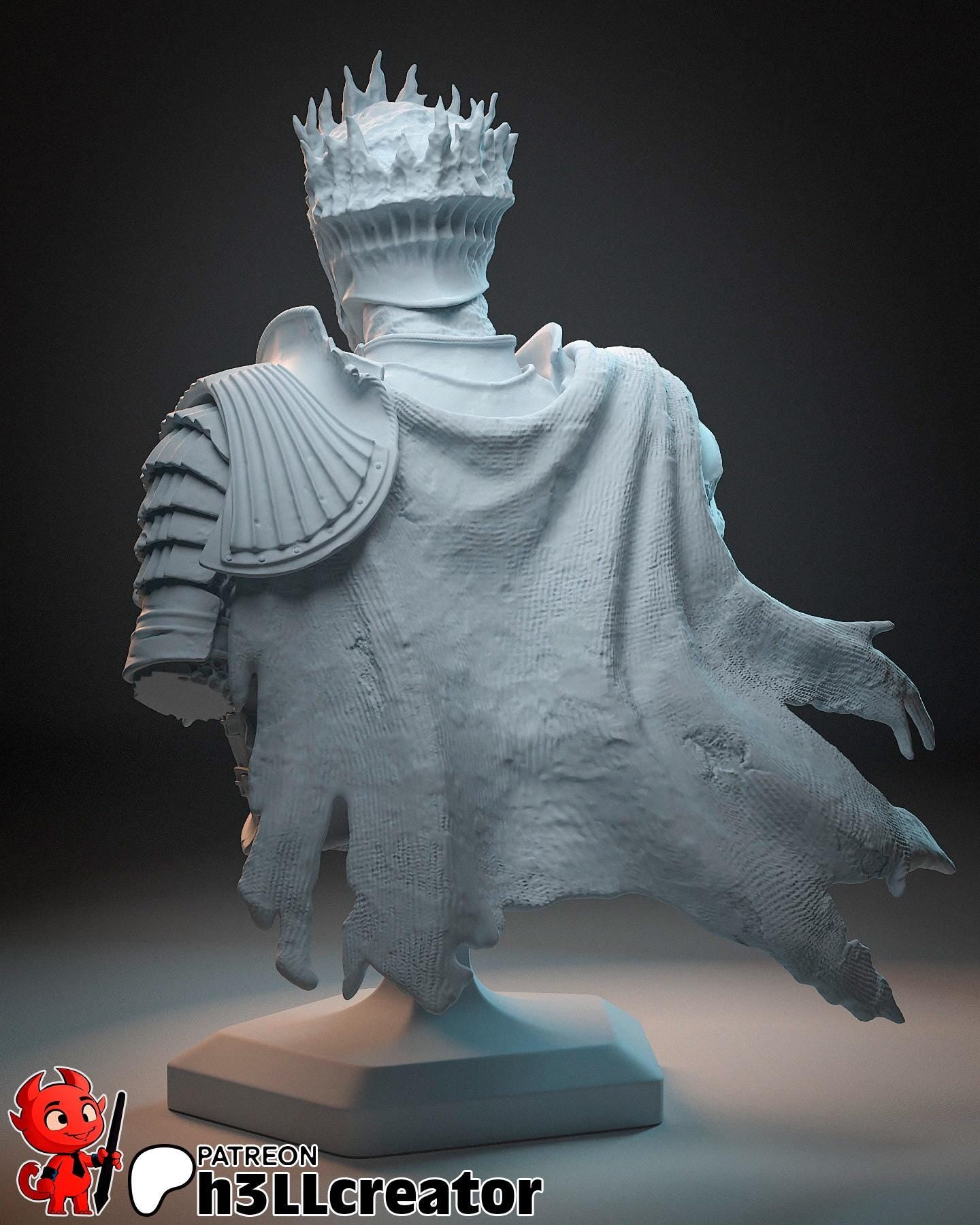 Soul of Cinders Bust - Dark Souls 3 - Alternate view 3