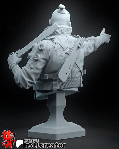 Jackie Welles Bust - Cyberpunk 2077 - Alternate view 4