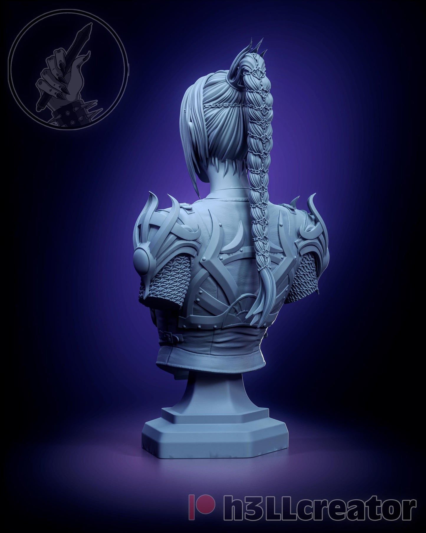 Shadowheart Bust - Baldur's Gate 3 - Alternate view 3