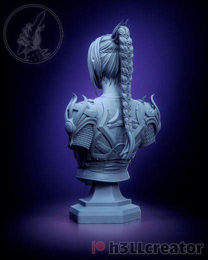 Shadowheart Bust - Baldur's Gate 3 - Alternate view 3