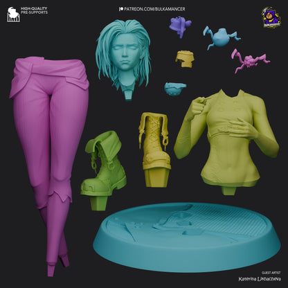 Jinx Broken Figure - Arcane - Alternate view 7