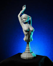 Cortana Bust - resin tabletop miniature front view
