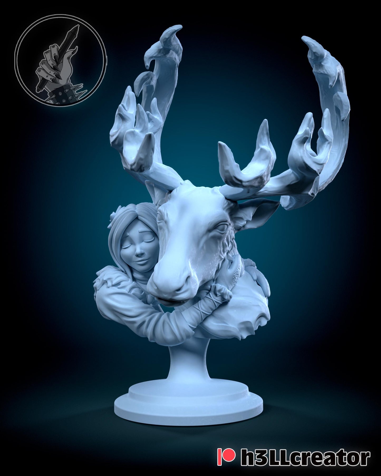 Avery and Rohan H3LLCreator Concept Bust