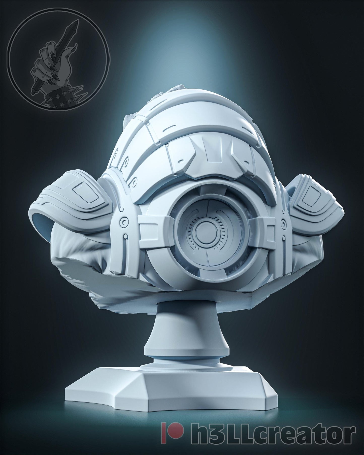 Grunt Bust - Mass Effect - Alternate view 3