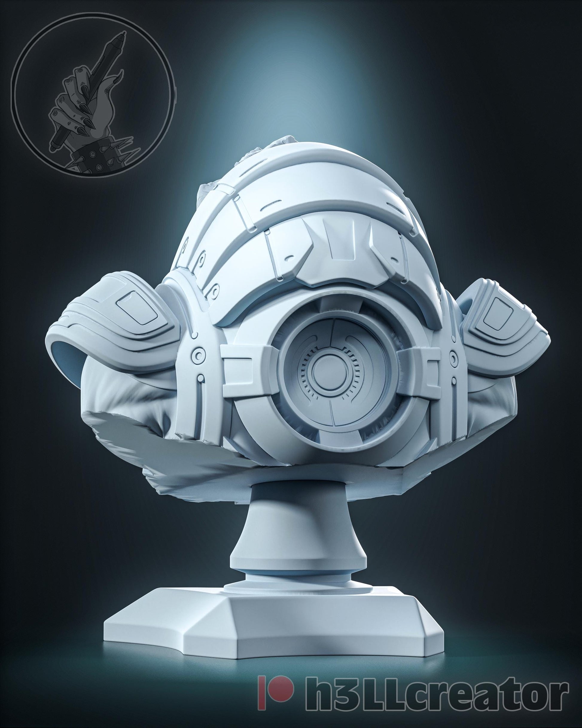 Grunt Bust - Mass Effect - Alternate view 3