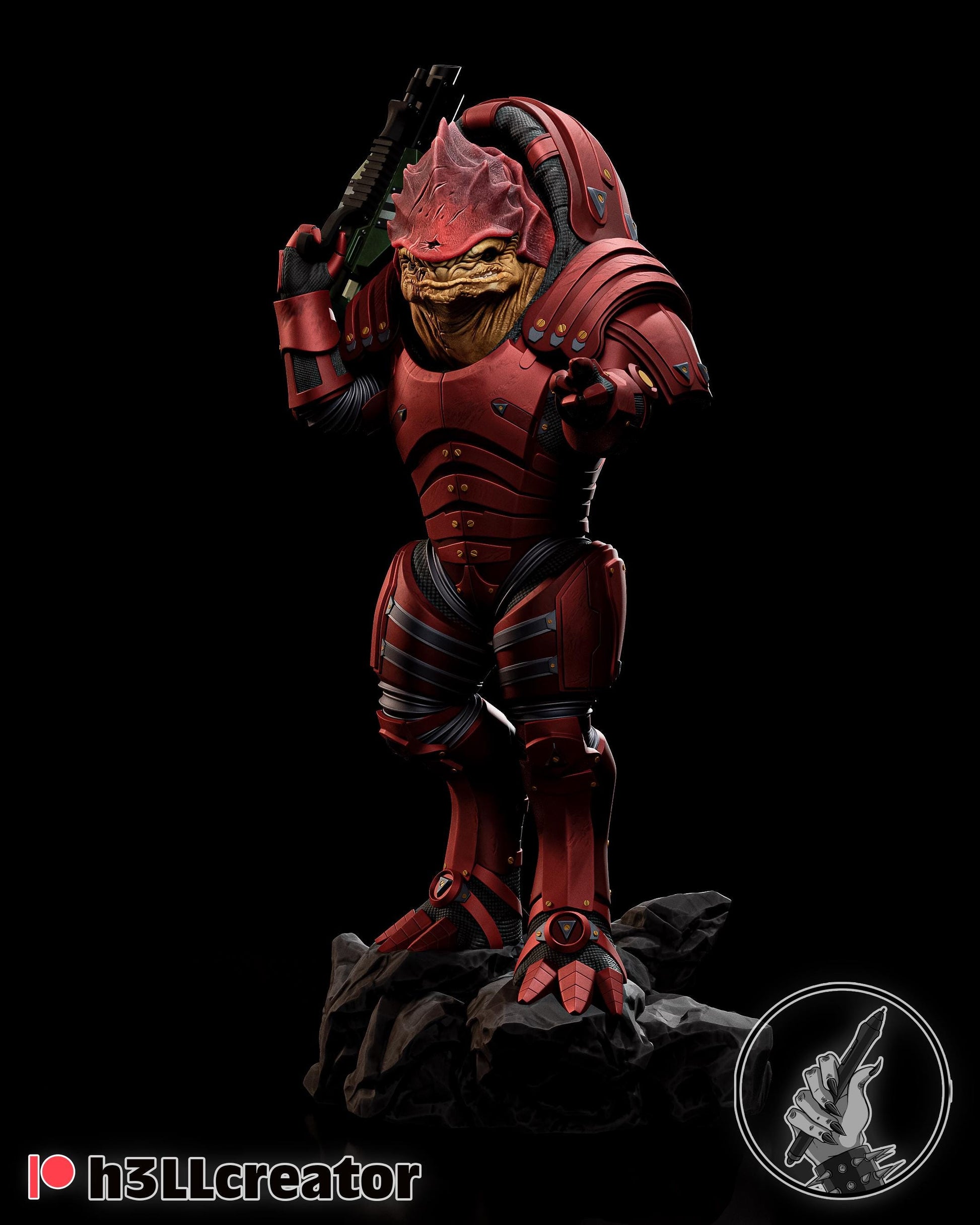 Wrex Figure - Mass Effect