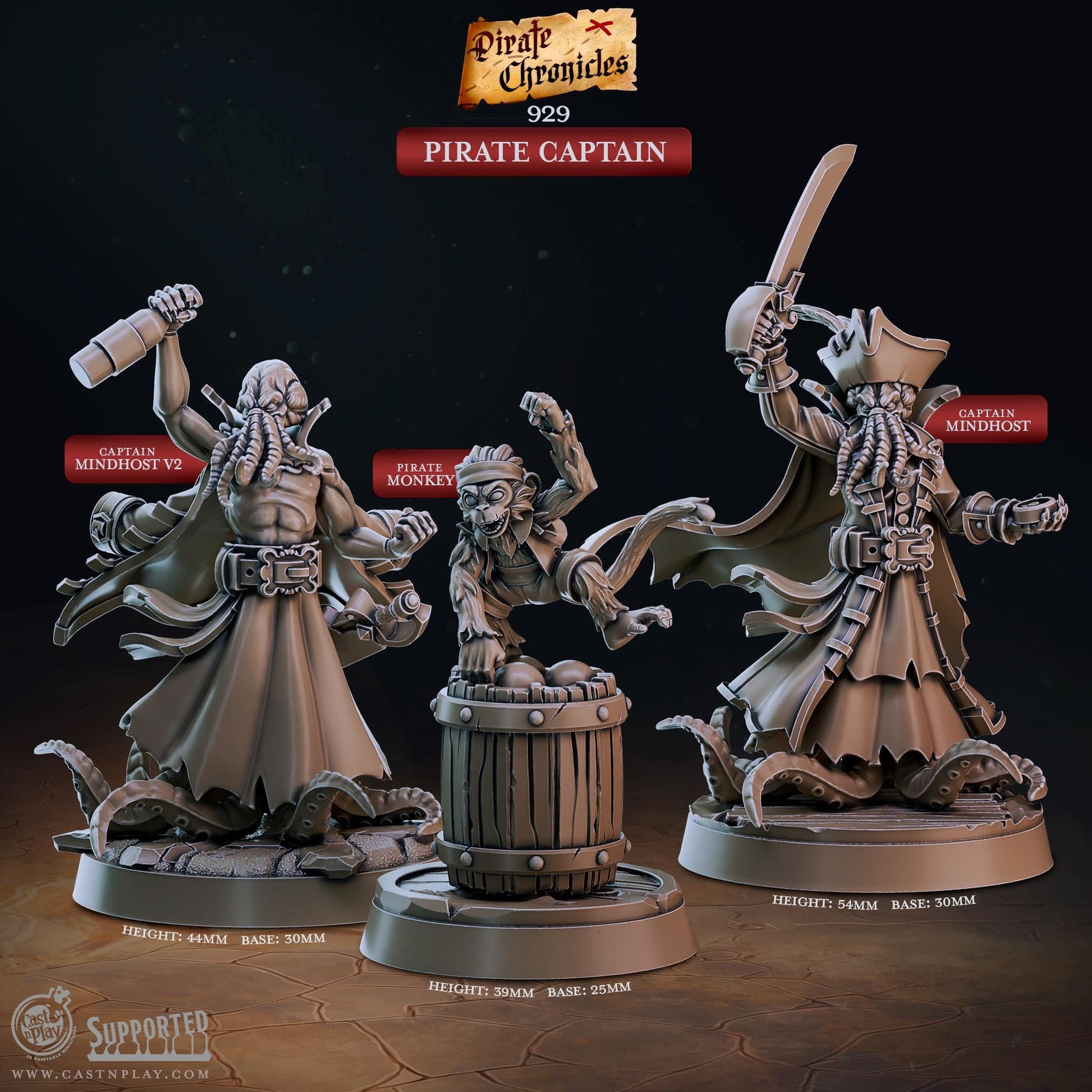 Mind Flayer Hadozee Miniature