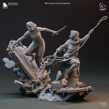 Mio and Zoe Split Fiction Diorama Figure - Alternate view 3