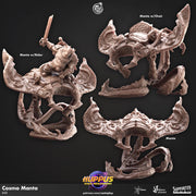 Giff Rider Miniature - resin tabletop miniature front view