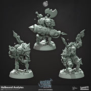 Halfling Gunslinger Miniature - resin tabletop miniature front view