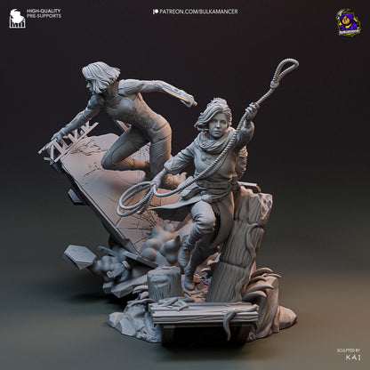 Mio and Zoe Split Fiction Diorama Figure - Alternate view 4