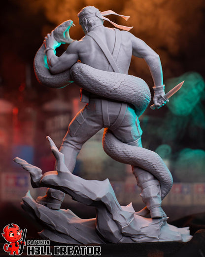 Big Boss Metal Gear Solid Snake Figure - Alternate view 3