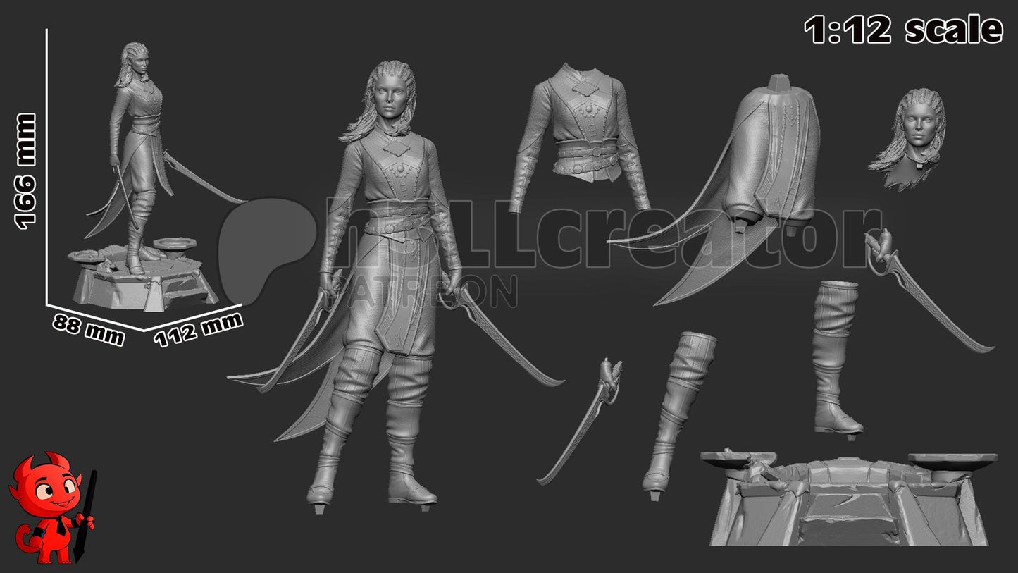 Jaheira Figure - Baldur's Gate 3 - Alternate view 8
