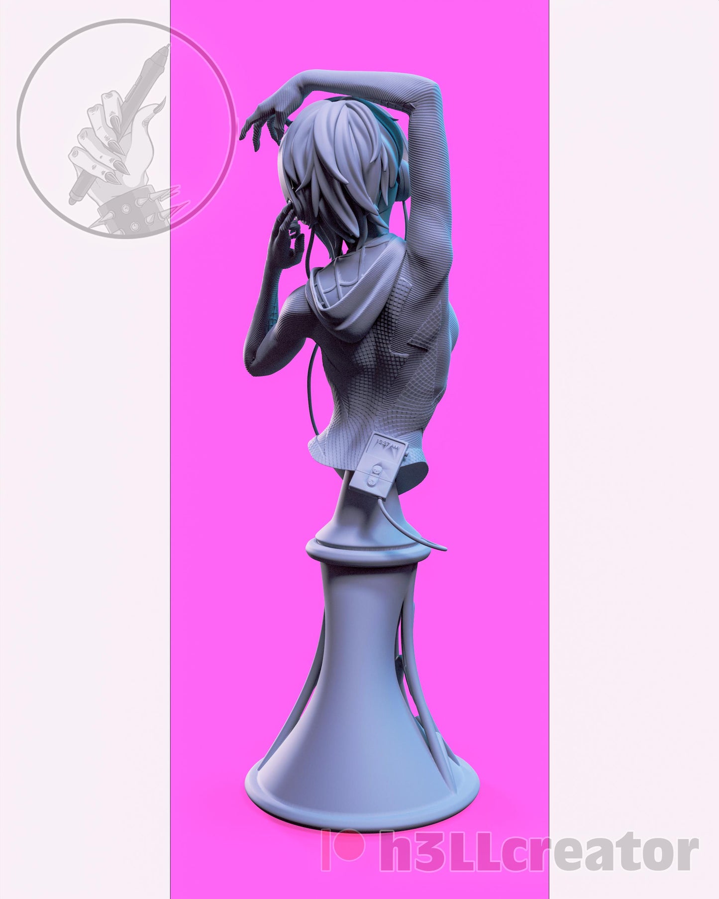 Gwen Stacy Spiderman Bust - Alternate view 2
