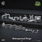 Enter The Drains Sweage Terrain Set - resin tabletop miniature front view