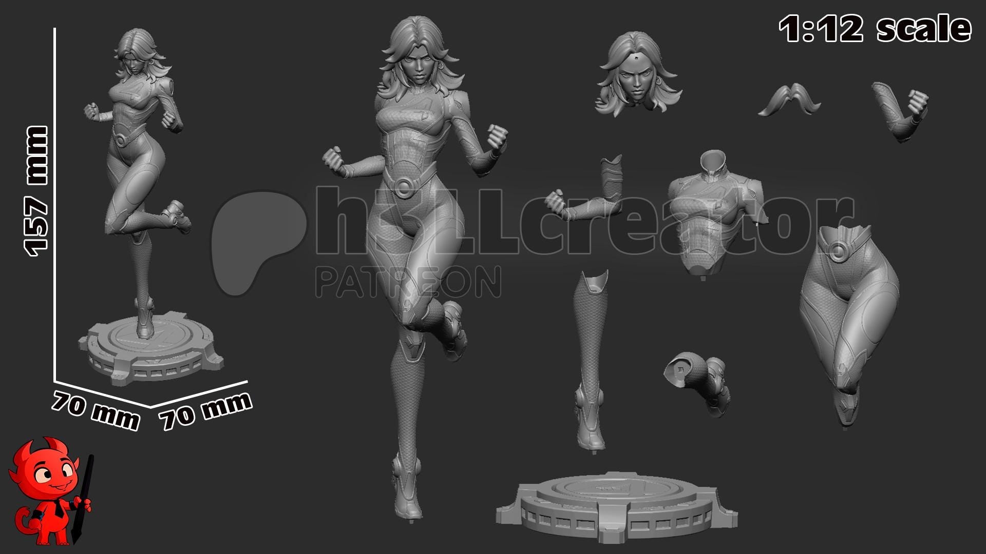 Invisible Woman Figure - Marvel Rivals - Alternate view 8