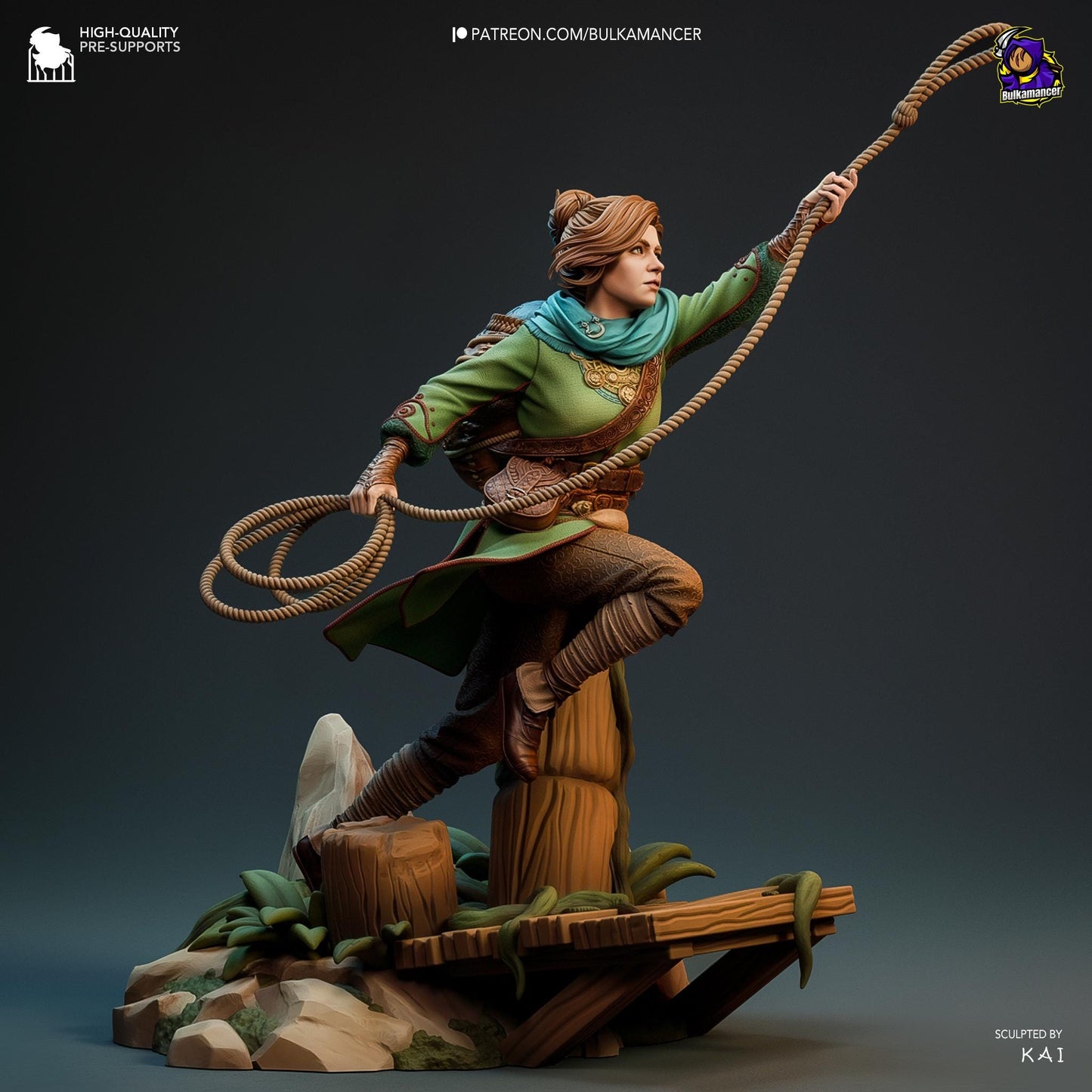Zoe Split Fiction Resin Figurine