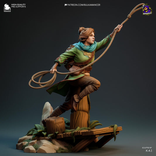 Zoe Split Fiction Resin Figurine