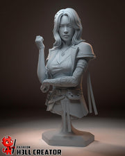 Lune Bust - Clair Obscur: Expedition 33 - resin tabletop miniature front view