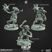 Goblin Bomber Miniature - resin tabletop miniature front view