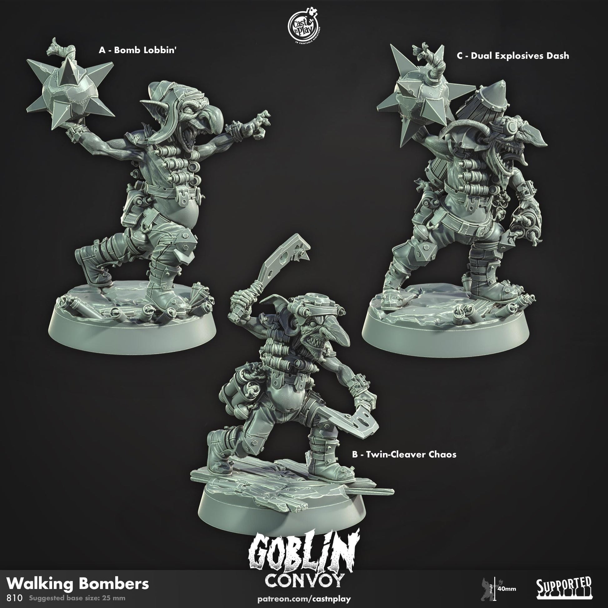 Goblin Bomber Miniature