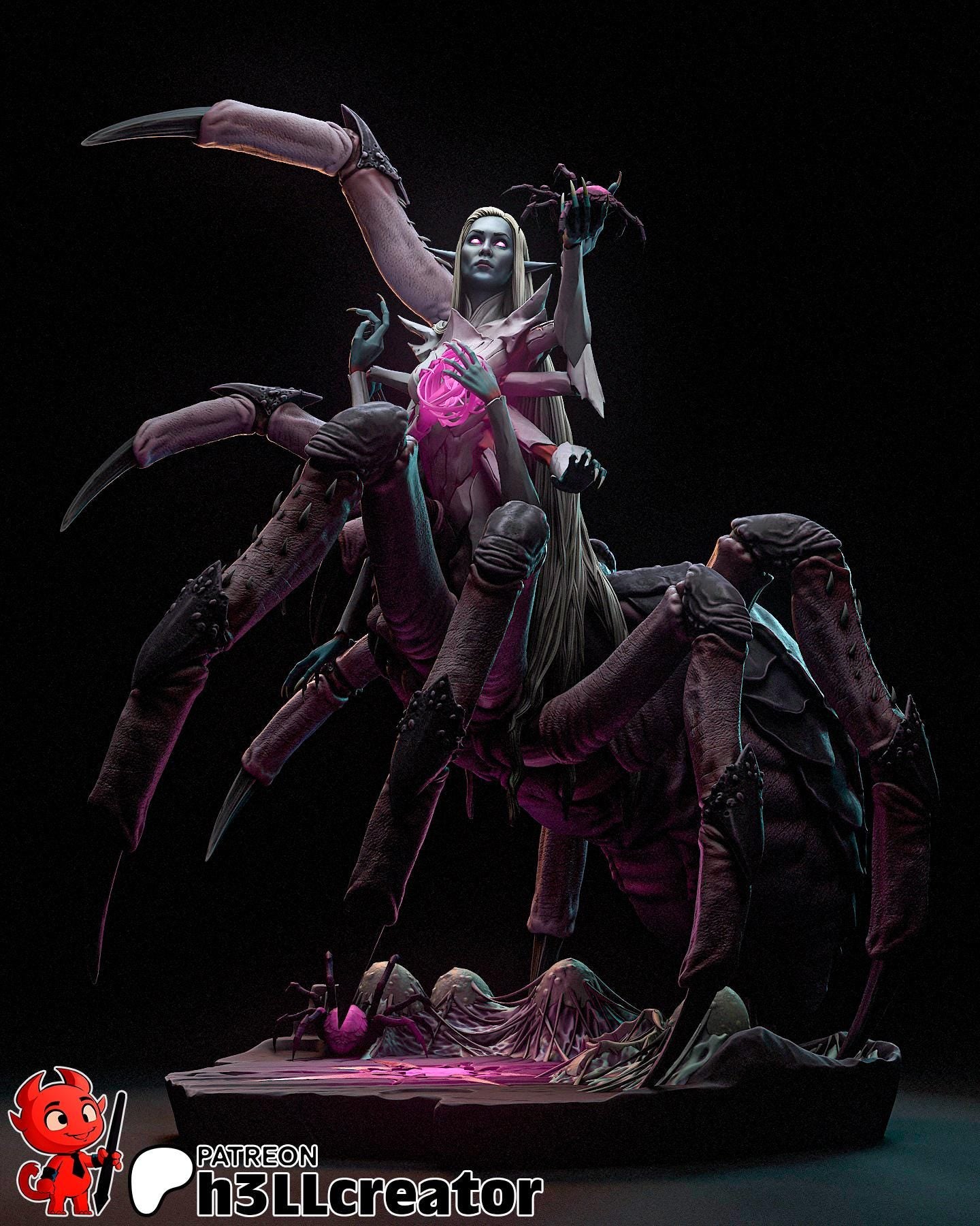 Lolth Figure - Alternate view 2