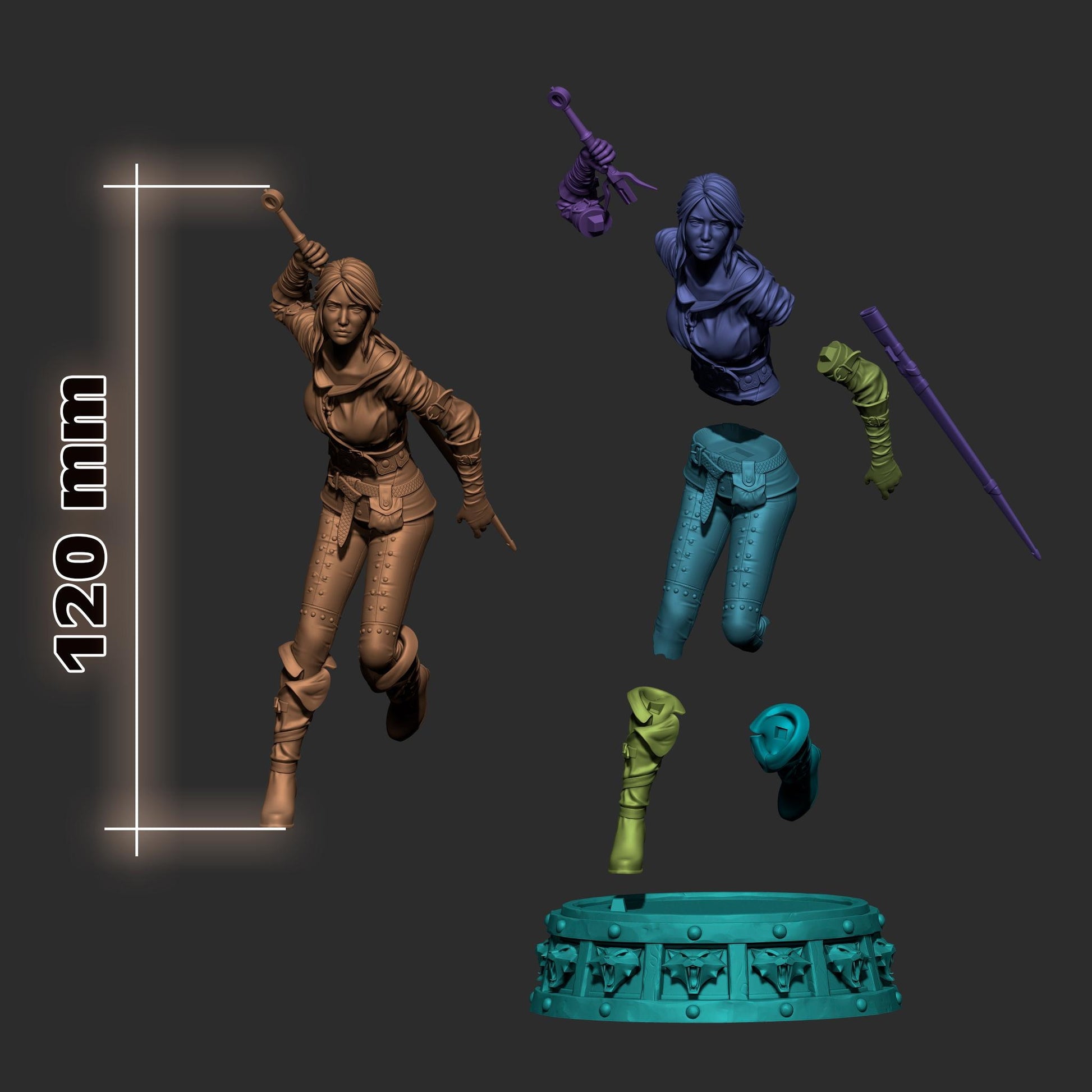 Ciri The Witcher 3 Figure - Alternate view 3