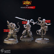 Monk Miniature - resin tabletop miniature front view