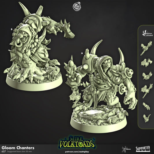Grung Necromancer Miniature