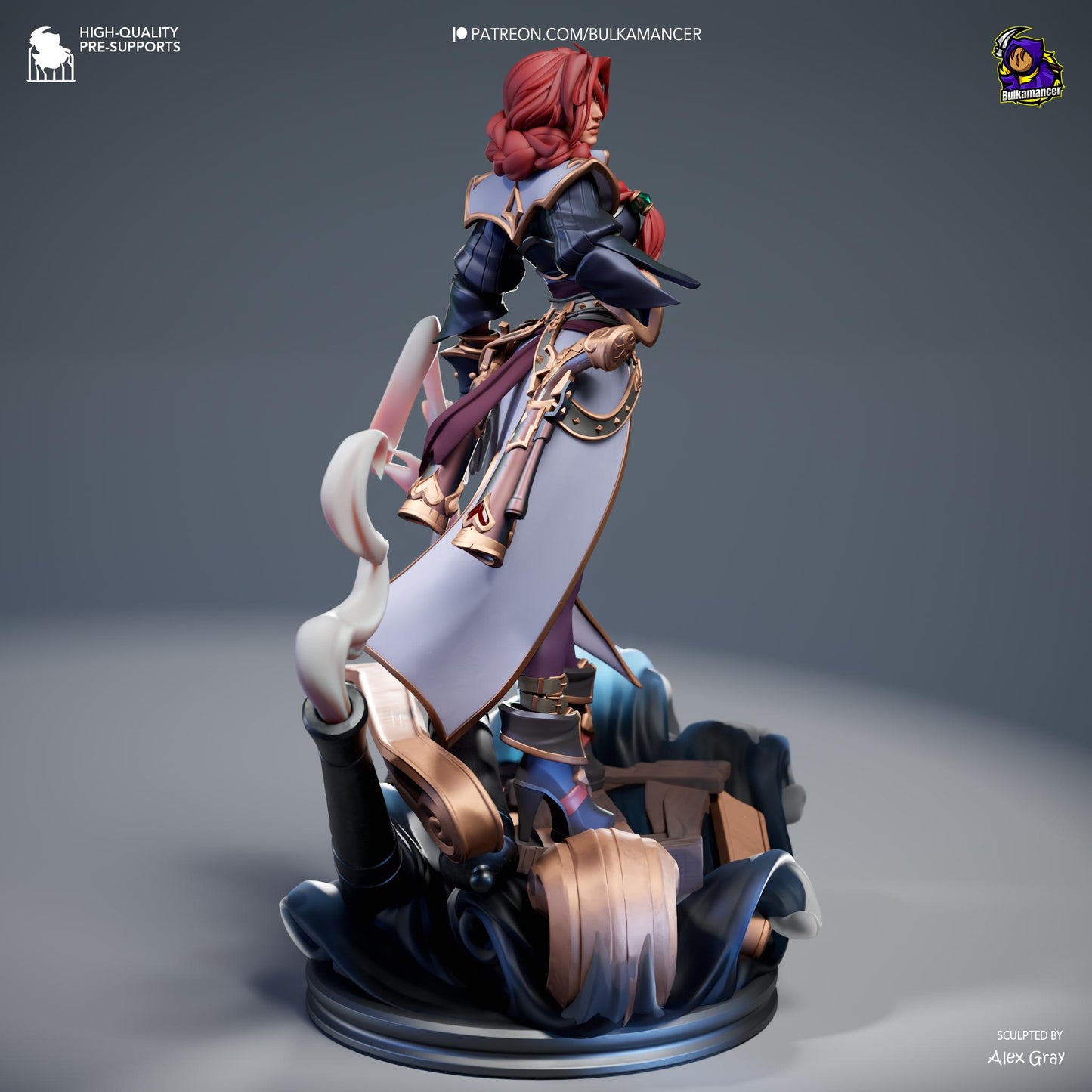 Miss Fortune Resin Miniature Figurine I Game Character I League of Legends Ruined King I Gift for Him Her I Birthday Gift I Anime