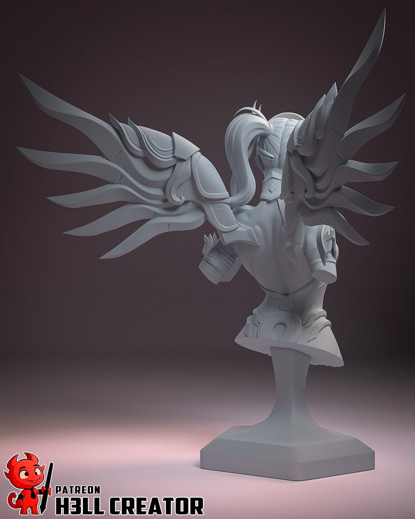 Mercy Bust - Overwatch - Alternate view 3