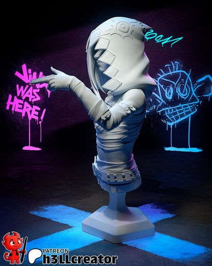 Jinx Bust - Arcane - Alternate view 3