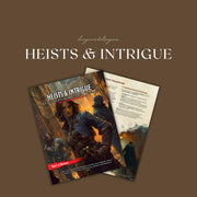 Heists and Intrigue Guide - digital download preview