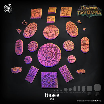 Dungeons of Thamarya Bases Set