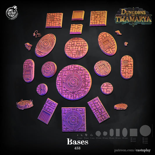 Dungeons of Thamarya Bases Set