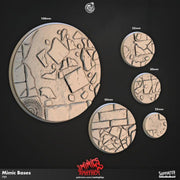 Mimic Bases - resin tabletop miniature front view