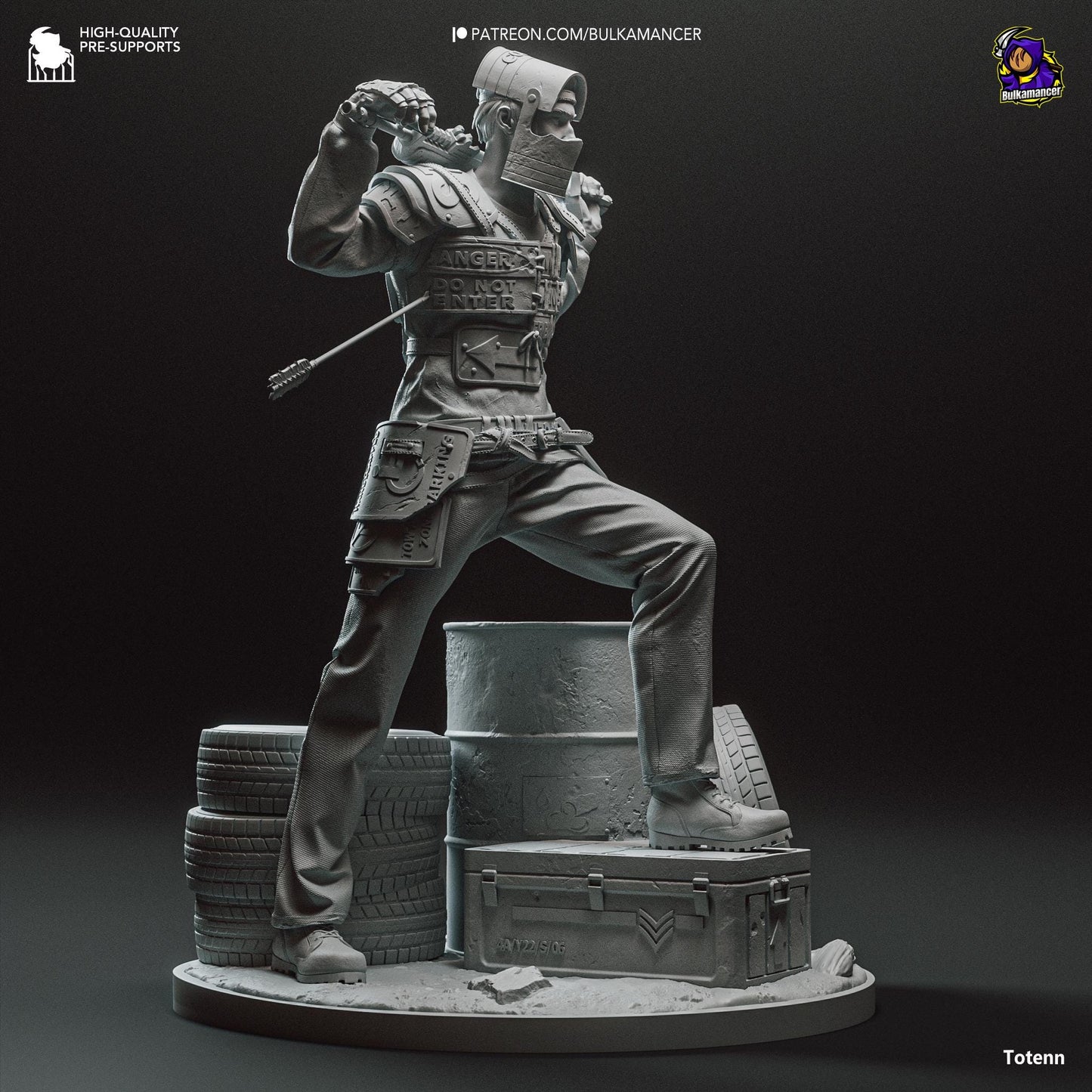 Survivor Rust Figure - Alternate view 6