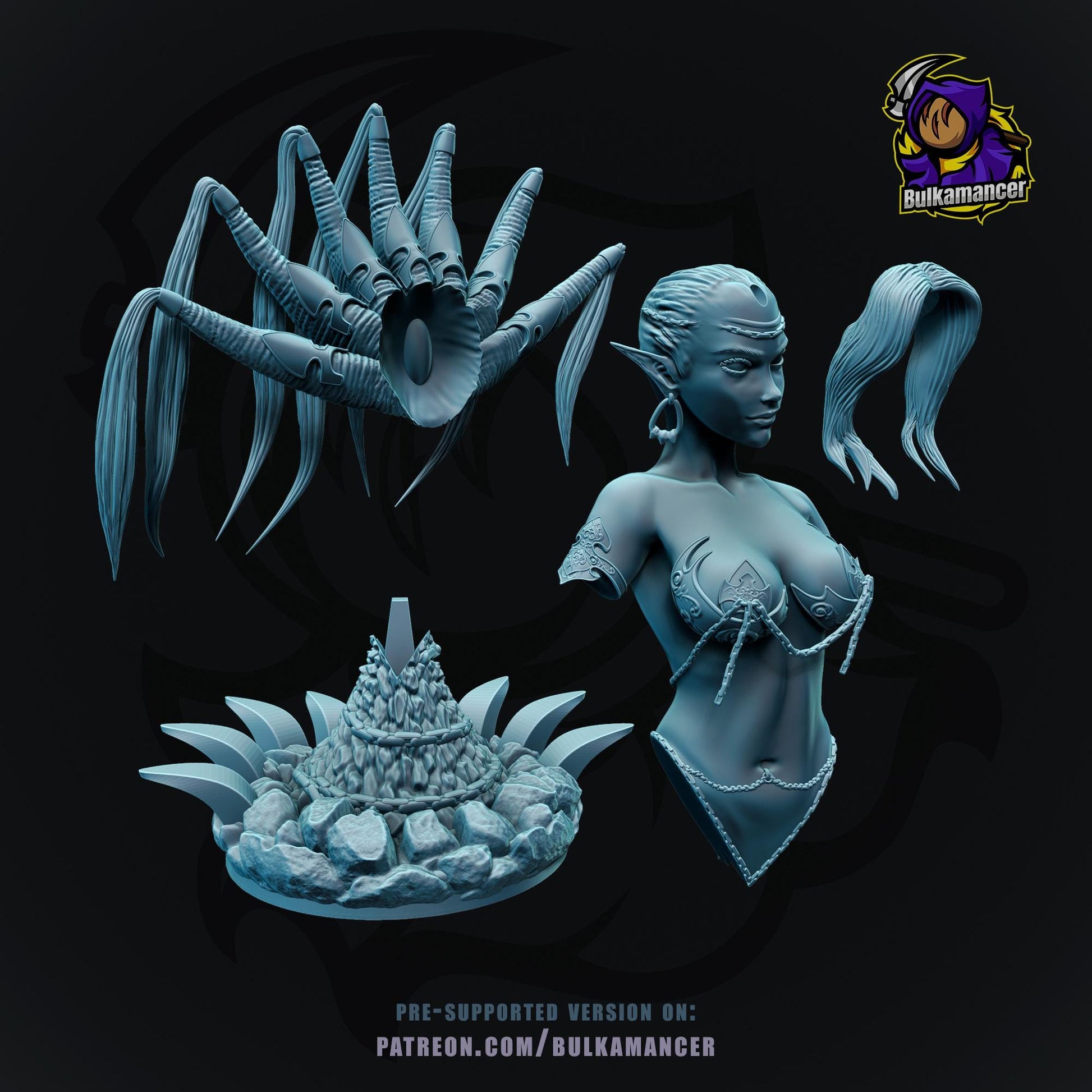 Nocticula Bust - Wrath of the Righteous - Alternate view 2