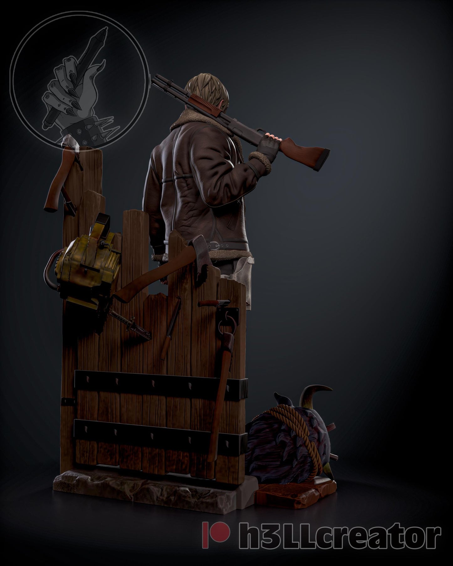 Leon Kennedy Residual Evil 4 Remake Figure - Alternate view 5