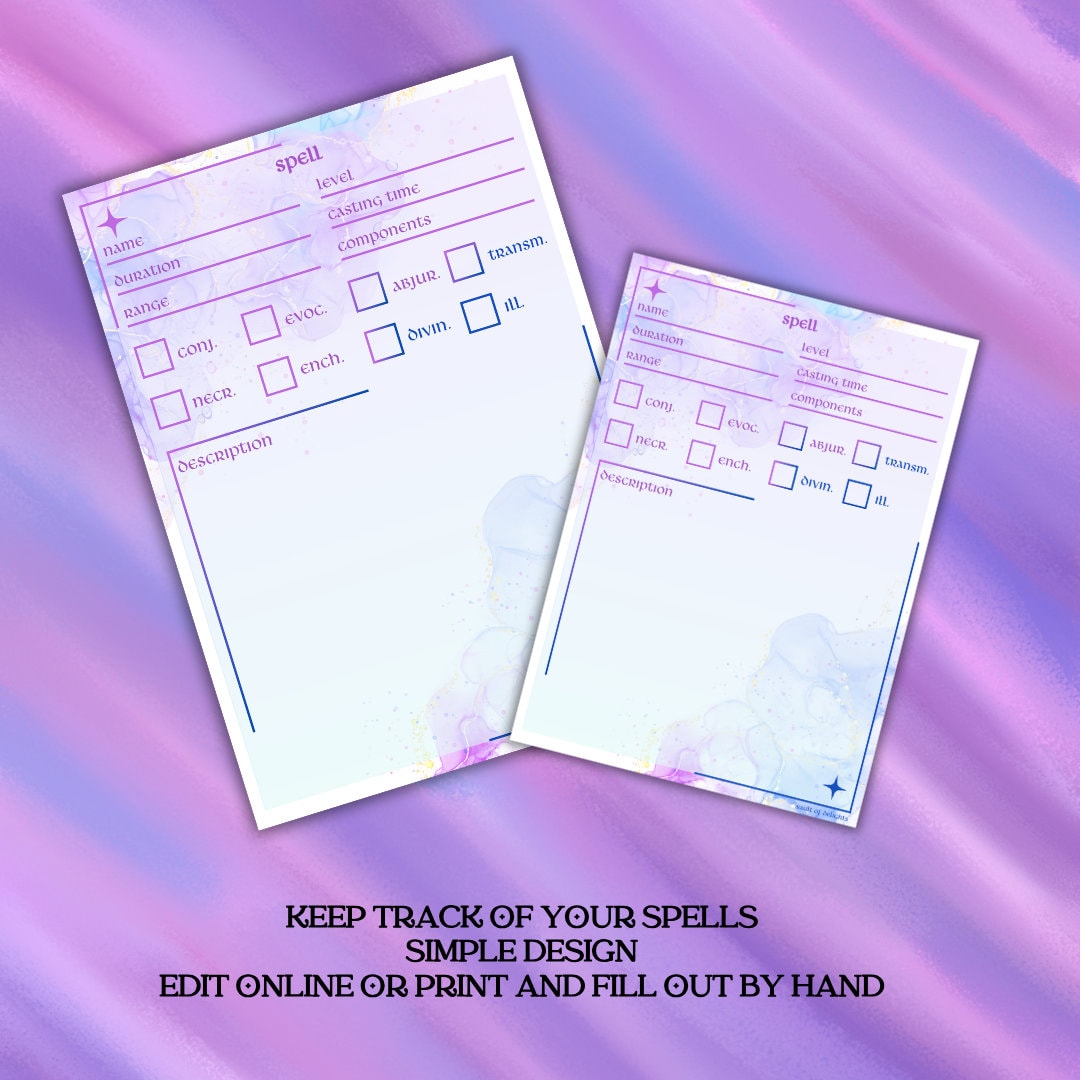Spell Card - Alternate view 2