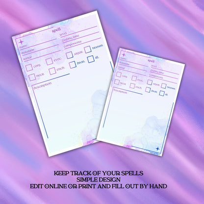 Spell Card - Alternate view 2