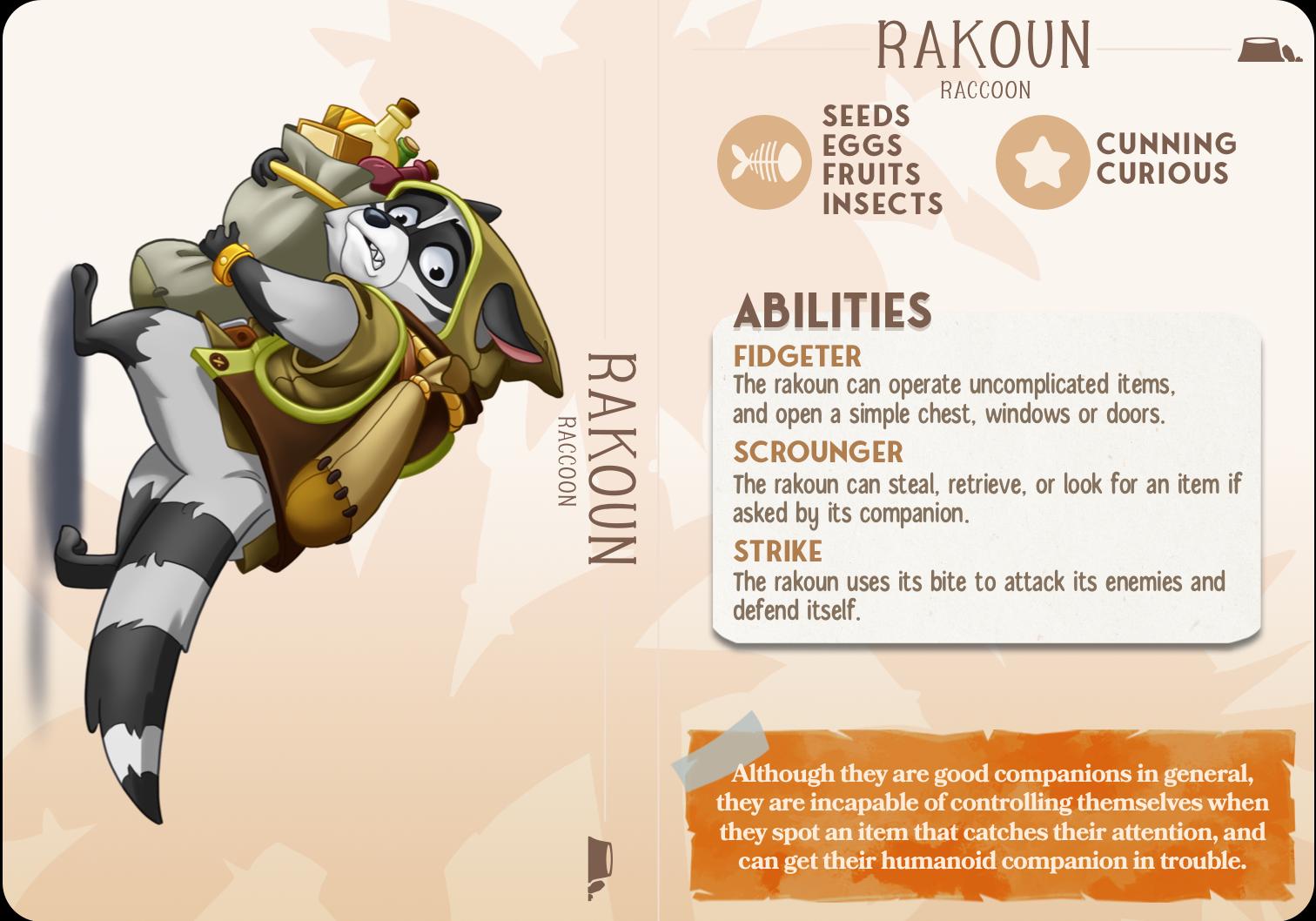 Raccoon Animal Companion Miniature - Alternate view 2