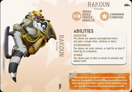 Raccoon Animal Companion Miniature - Alternate view 2