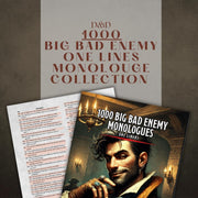 1000 Big Bad Enemy One-Liner Monologue Collection - digital download preview