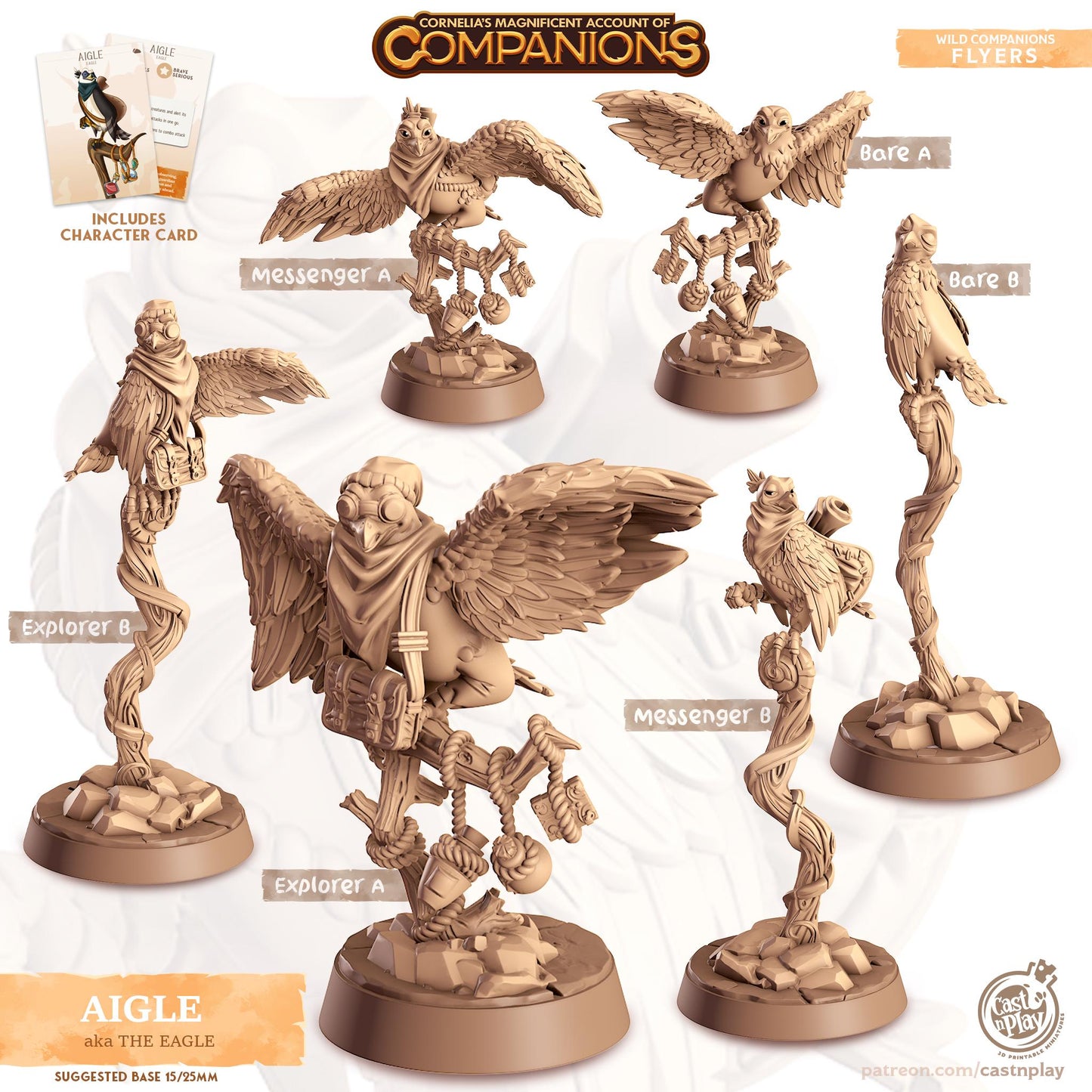 Eagle Animal Companion Miniature