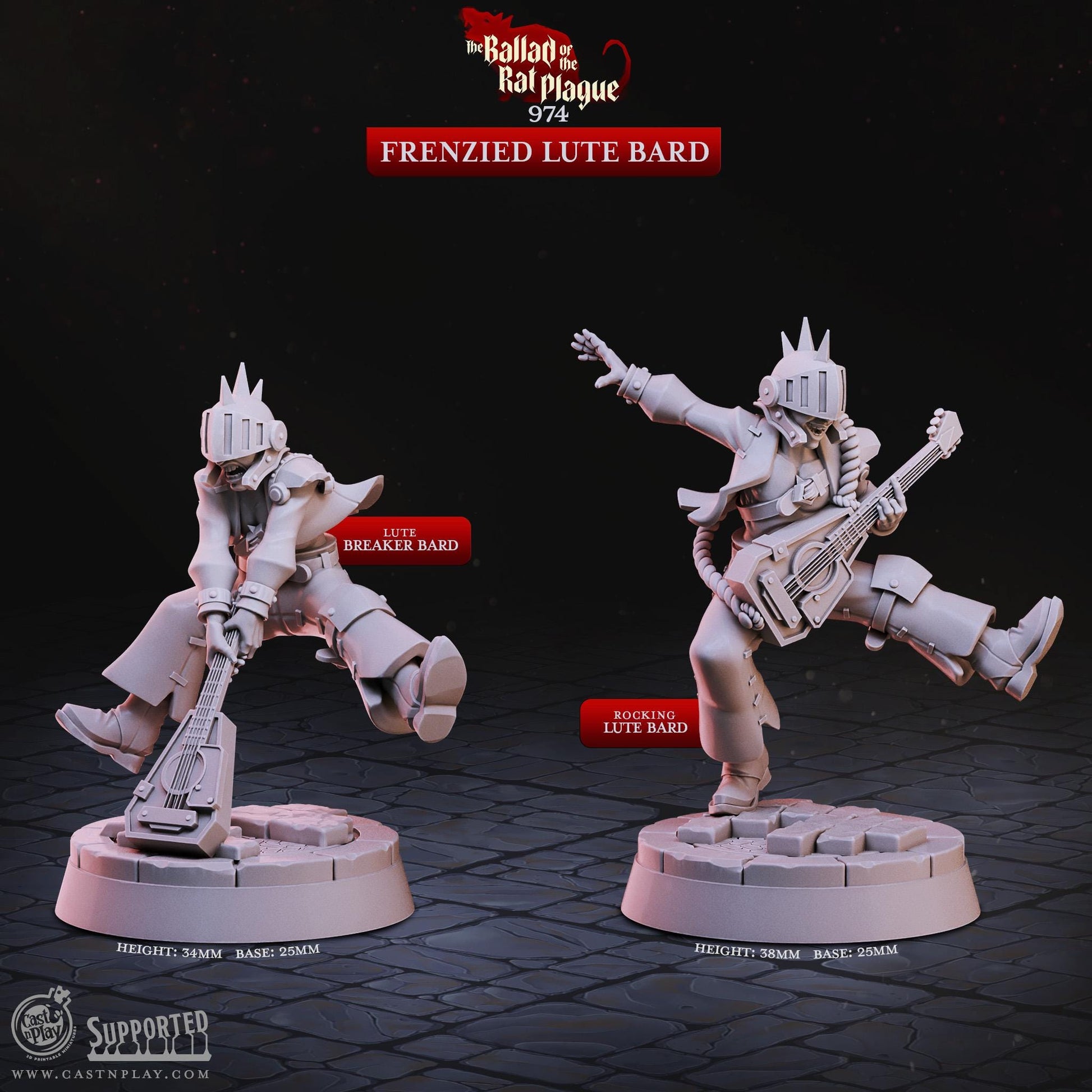 Bard Miniature - Alternate view 2